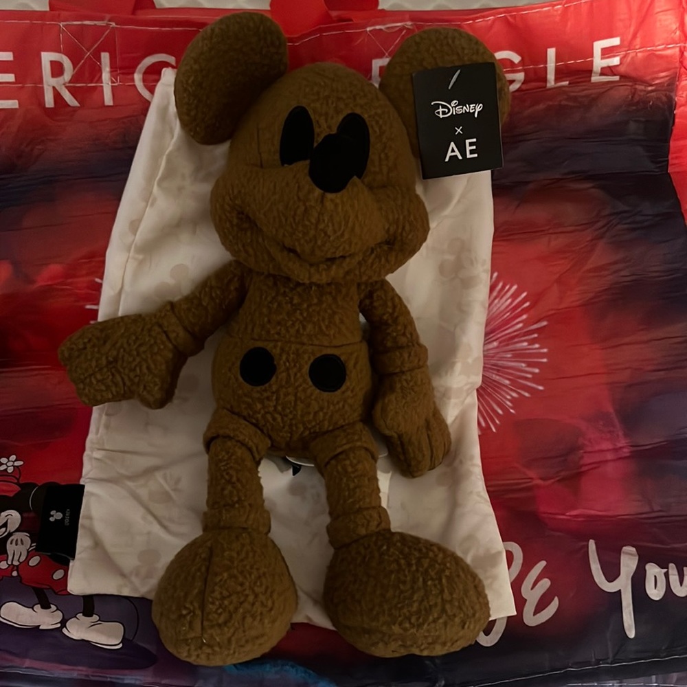 NWT Disney Mickey Mouse X AE Brown Sherpa